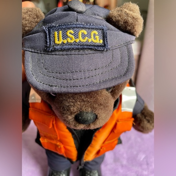 Bear Forces Of America US Coast Guard Teddy Bear VTG 1989 Plush U.S.C.G - Picture 4 of 5